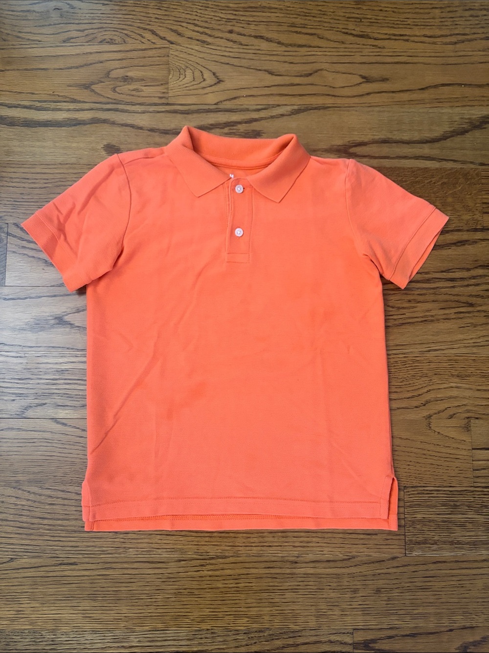 Primary Kids short sleeve pique polo Size 8-9